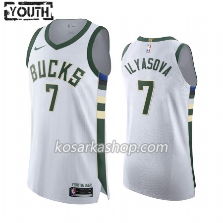 Dres Milwaukee Bucks Ersan Ilyasova 7 Nike 2019-20 Association Edition Swingman - Dječji